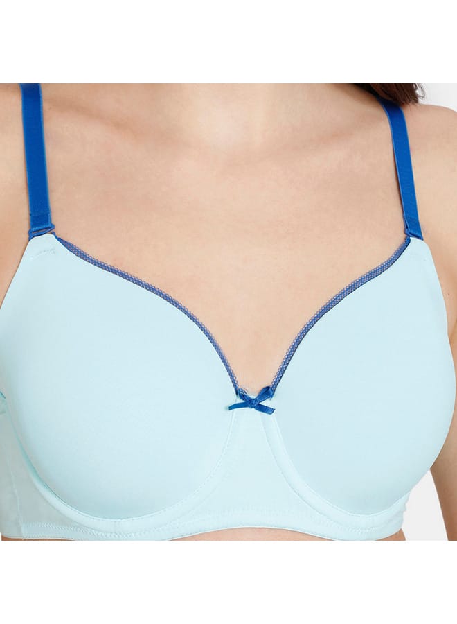 zivame Zivame Solid Wired Padded T-shirt Bra with Adjustable Straps - Image 4