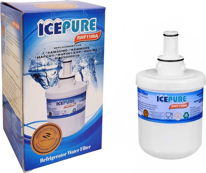 RWF1100A Fridge Water Filter Compatible for Samsung DA29-00003G Light durable upgraded substance