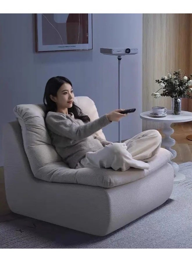 Comfortable Single Couch with Ottoman - Image 4