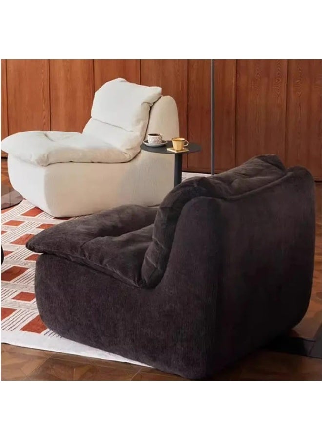Comfortable Single Couch with Ottoman - Image 1