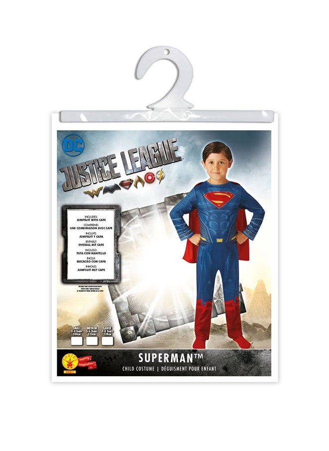 NIBEMINENT - Official DC Justice League Superman Kids Costume Small - Image 1