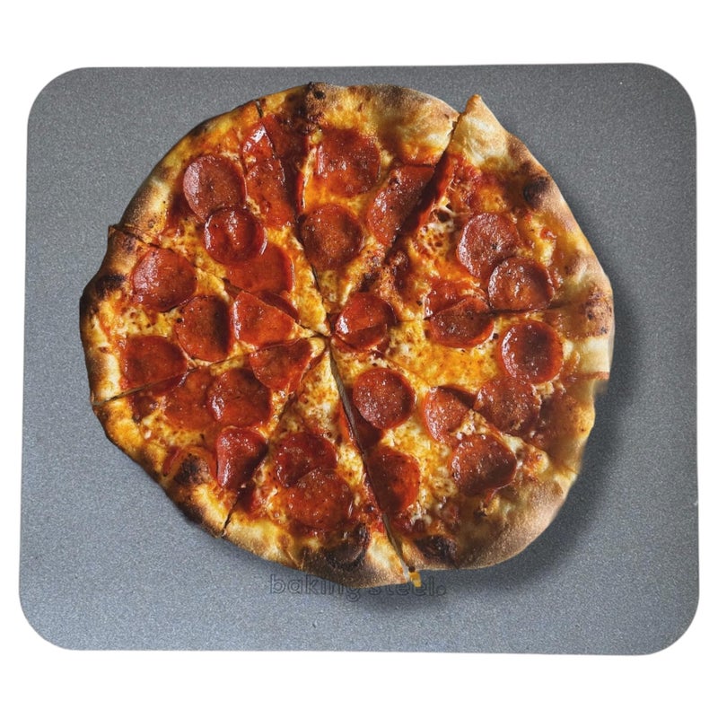 Baking Steel - The Original Ultra Conductive Pizza Stone (14"x16"x1/4") - The Original Baking Steel for Pizza & Bread for Indoor & Outdoor Use - Pre-Seasoned, Naturally Non-Stick Surface & Crack-Proof - Image 1