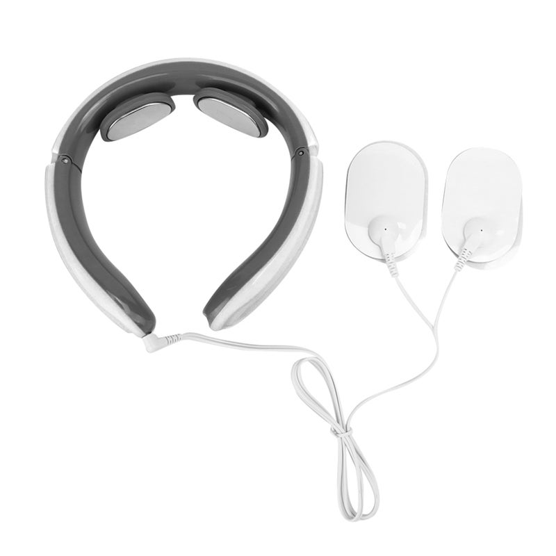 Electric Pulse Cervical Vertebra Massager Neck Shoulder Pain Relief Physiotherapy Instrument White - Image 2