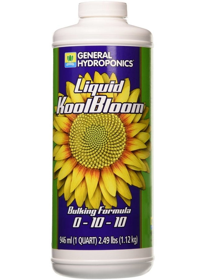 General Hydroponics Liquid Kool Bloom Fertilizers, 1-Quart - Image 1