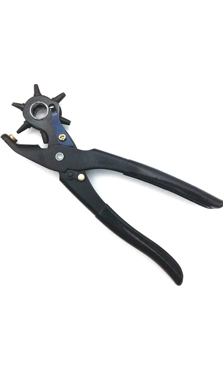 Caneuf Revolving Leather Belt Hole Punch Plier | Multi-Tool Manual Punch Maker for Belts, Watch Bands, Bags, Dog Collars, Holes Punching Machine - Image 5