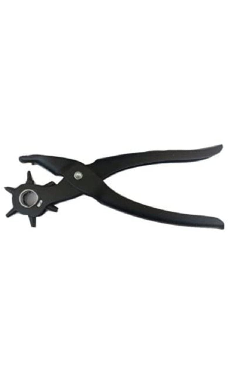 Caneuf Revolving Leather Belt Hole Punch Plier | Multi-Tool Manual Punch Maker for Belts, Watch Bands, Bags, Dog Collars, Holes Punching Machine - Image 2