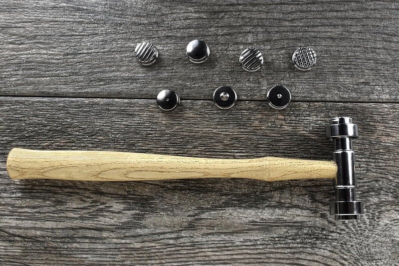 SE Texturing Hammer Interchangeable Tips Dual Head 9 Different Tips 8379TM - Image 2