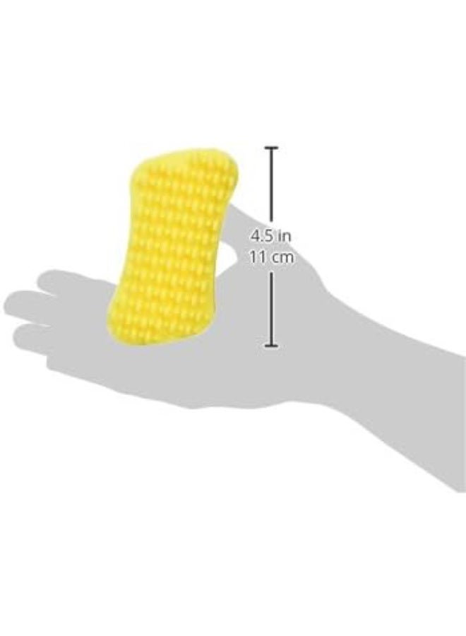 PETME Pet+Me Medium Silicone Brush for Short or Silky Longhair Dog(Yellow) - Image 4