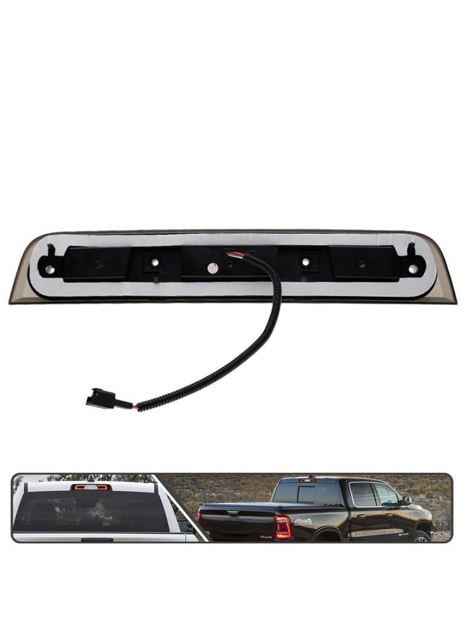 Mingrui test Red LED Third Brake Light for Dodge Ram 1500 2019 2020 2021 2022 2023 2024 3rd Red Brake Lights Rear Center High Mount Stop Lamp White Roof Cargo Lights Smoked Lens(Not for classic models) - Image 3