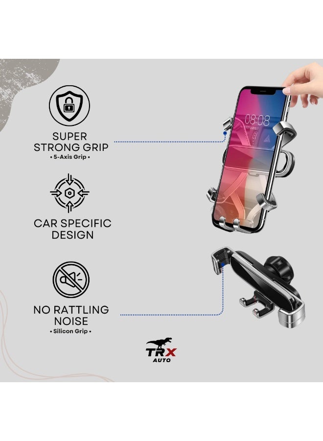 TRX AUTO Phone Holder (15.6 inch screen) for Jetour T1 2024–2026 | Multimedia Screen Fixed Bracket | Secure Non-Magnetic Grip | 360° Rotation | Doesn’t Block Air Vents | Easy Installation Mobile Holder - Image 5