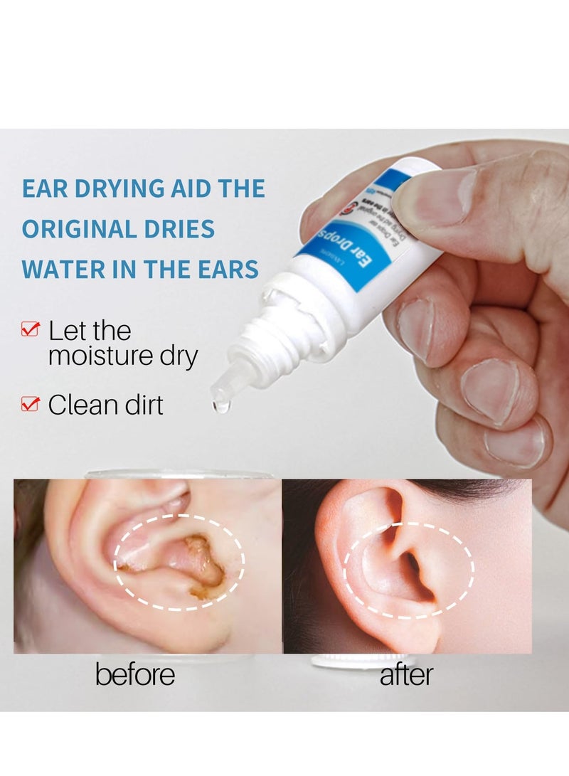 Lanthome Swimmer's Ear Drops 20ml,All-Natural Water Remover for Swimmer's Ear, Prevent Infections,Dry Ears,Safe Treatment for Kids and Adults,Relieves Ear Irritation and Trapped Water for Ear Protection - Image 3