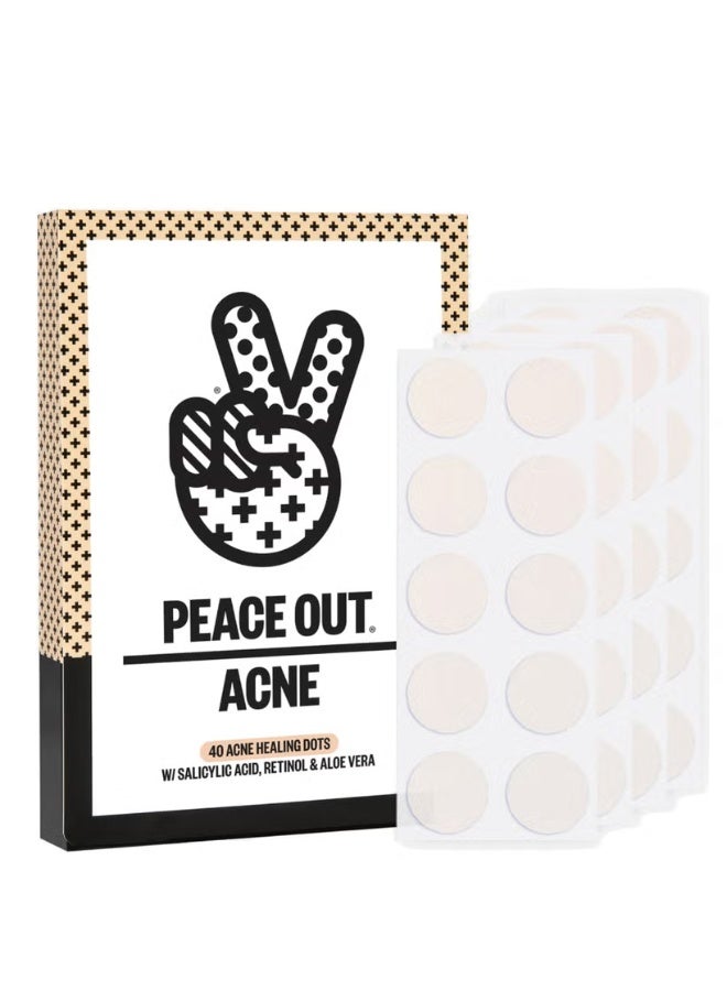 Peace Out Jumbo Acne Dots (40 Dots) - Image 1