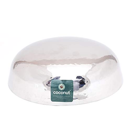 Coconut Stainless Steel Hammered Taasla/Kadhai (Without Handle & Lid) Heavy 18 Guage - Diamater -11 Inches - Image 3