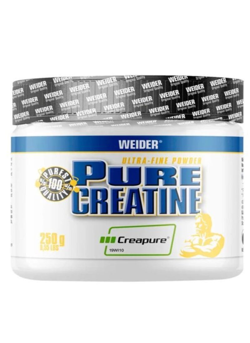 Weider Weider Pure Creatine Monohydrate – 250g | Premium Creapure® Quality, Unflavored, Enhances Strength & Muscle Mass  - Image 1
