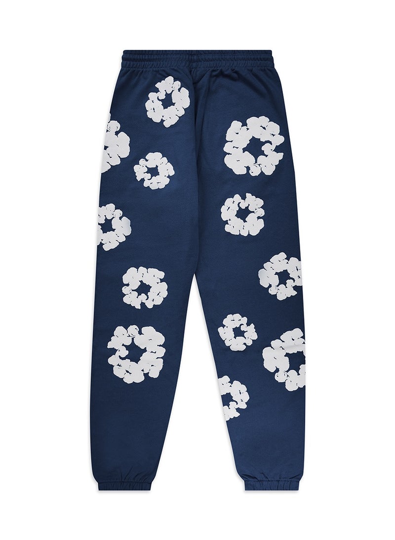 Denim Tears "      The Cotton Wreath Sweatpants Navy     " - Image 2