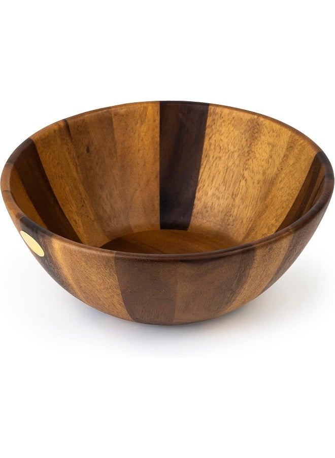 BILLI وعاء تقديم دائري من خشب الأكاسيا بيللي للفواكه أو السلطات - Image 2