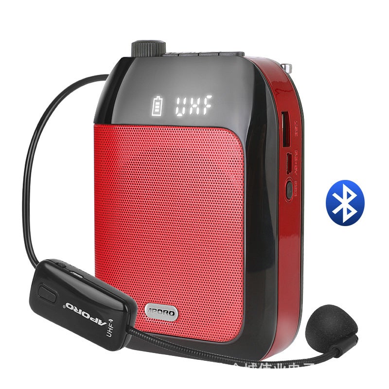 Aporo T9 Bluetooth Uhf Wireless Loudspeaker High Power Teaching Tour Guide Promotional Card U Disk Radio Mobile Phone - Image 3