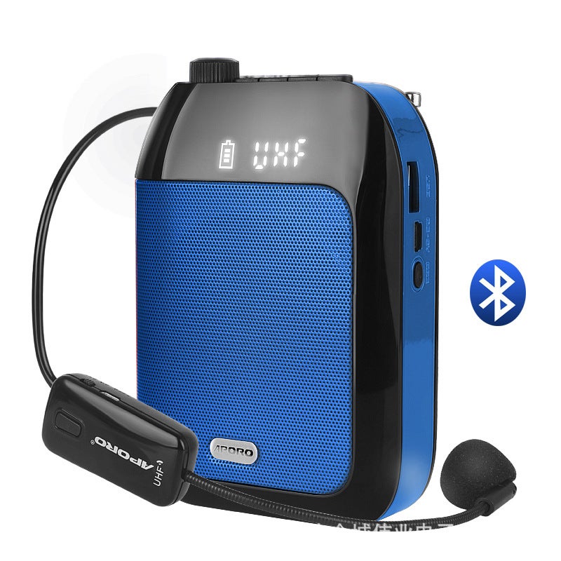 Aporo T9 Bluetooth Uhf Wireless Loudspeaker High Power Teaching Tour Guide Promotional Card U Disk Radio Mobile Phone - Image 4