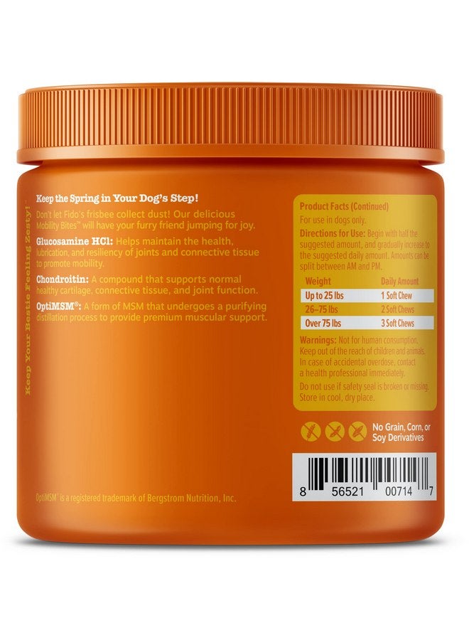 Zesty Paws Mobility Bites for Dogs, Hip and Joint, All Ages, Duck, 90 Soft Chews, 12.7 oz (360 g), Zesty Paws Discontinued Listing DO NOT Buy - Image 3