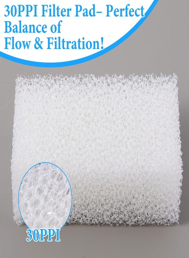 Threlaco عبوة من 12 قطعة من حشوات فلتر رغوية من ثريلاكو، متوافقة مع فلتر أكواكلير 30، وسائط بديلة لتصفية مياه أحواض السمك والحفاظ عليها نقية. - Image 4