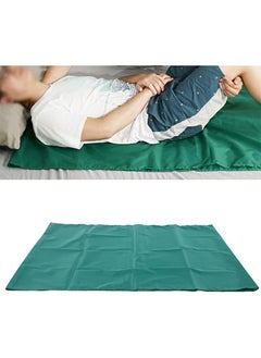 Aikanbo Patient Slide Sheet, Elderly Slide Sheet Reusable Washable Nylon Fabric Hospital Bed Sheets Slide Sheets for Moving Patients on Bed(Dark green 150x75cm)  - Image 1