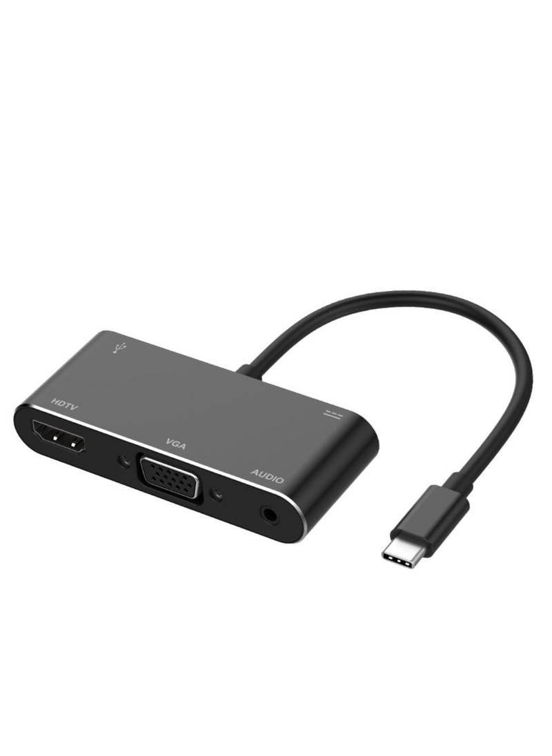 Prostyle 5 in 1 USB C Hub with 4k HDMI, PD Charging, VGA, USB, Audio Docking Station for MacBook Pro, Laptops  - Image 3