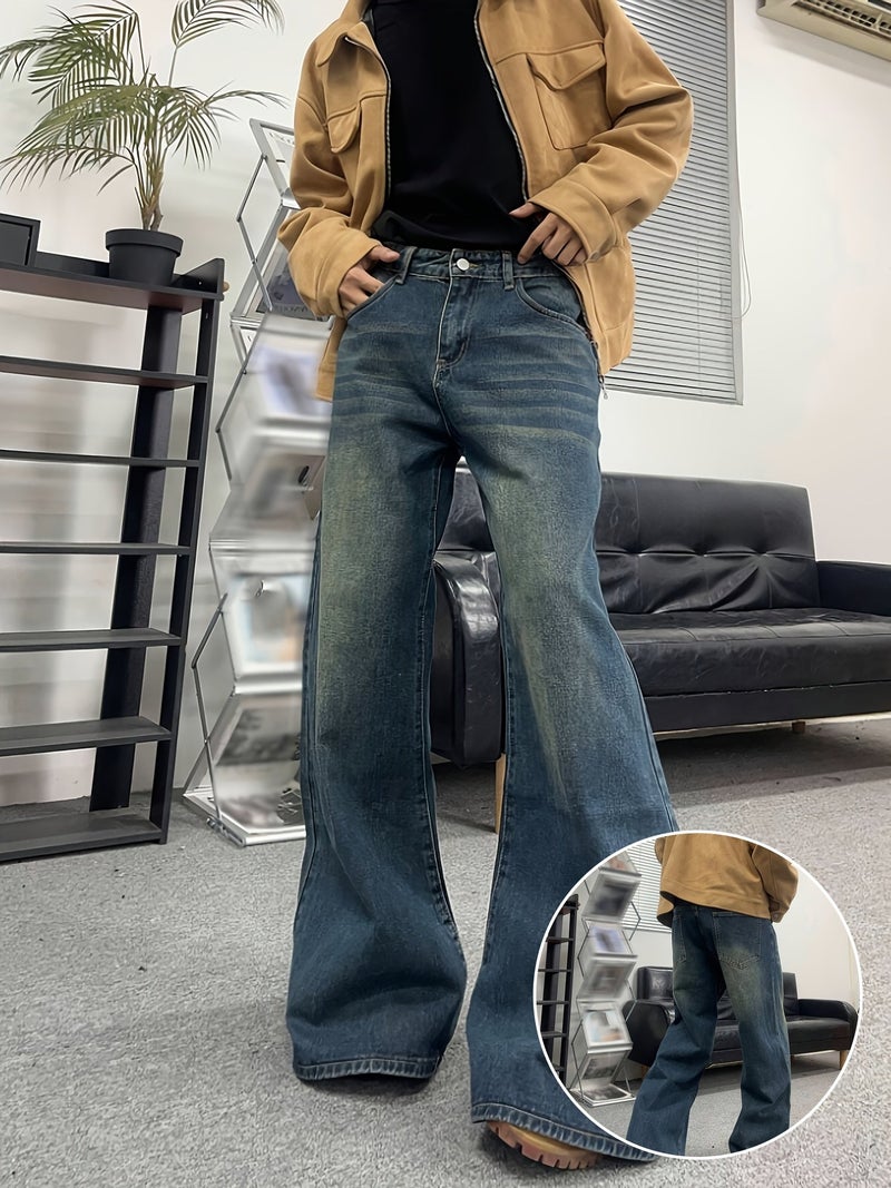 Men's Flared Jeans Fashion - Image 2