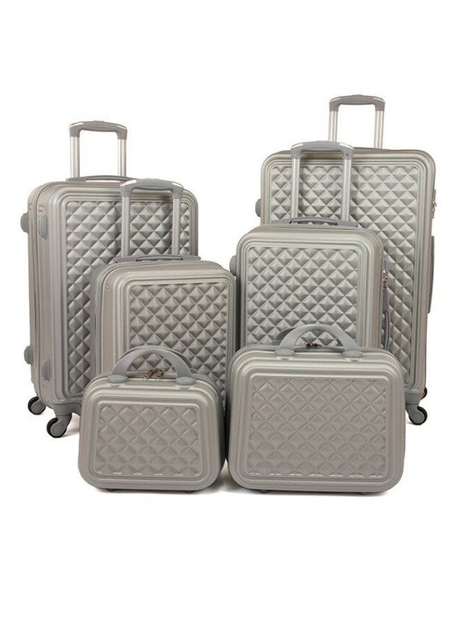 LIMRA - Luggage set 6 pieces travel Bags with a distinctive design from limra silver - Image 1