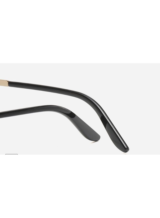بوما للبصريات نظارات قراءة مكبرة للرجال +1.00 - إطار معدني شبه بدون إطار فاخر، عدسات عالية الدقة مقاومة للتعب، نظارات احترافية خفيفة الوزن لرؤية واضحة واستخدام يومي  - Image 4