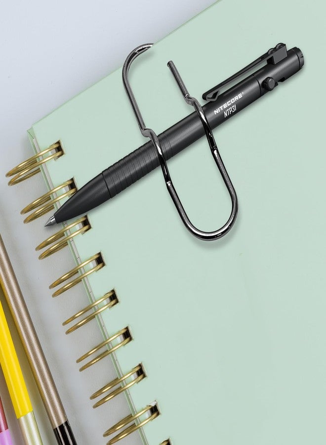 PHITUODA 20 PCS Metal Pen Clips, Black Pen Holder, Multifunctional Pen Clip Holders for Notebooks, Paper, Clipboard - Image 5
