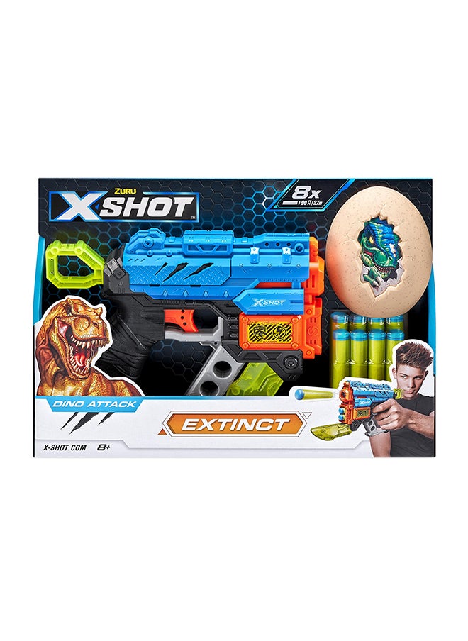Zuru X-Shot - لعبة الهجوم الديناصوري المنقرض 1بيضة مد - 8سهام - لعبة تصويب حركية للأطفال والمراهقين والبالغين الفتيان والفتيات، أنشطة خارجية للعطلات، هدايا للأطفال من عمر 8 سنوات وما فوق - Image 1