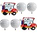 RS 6PCS Golf Foil Balloons Golf Cart Balloons Golf Ball Sports Balloons for Birthday Baby Shower Golf Themed Party Decorations Supplies - Image 2
