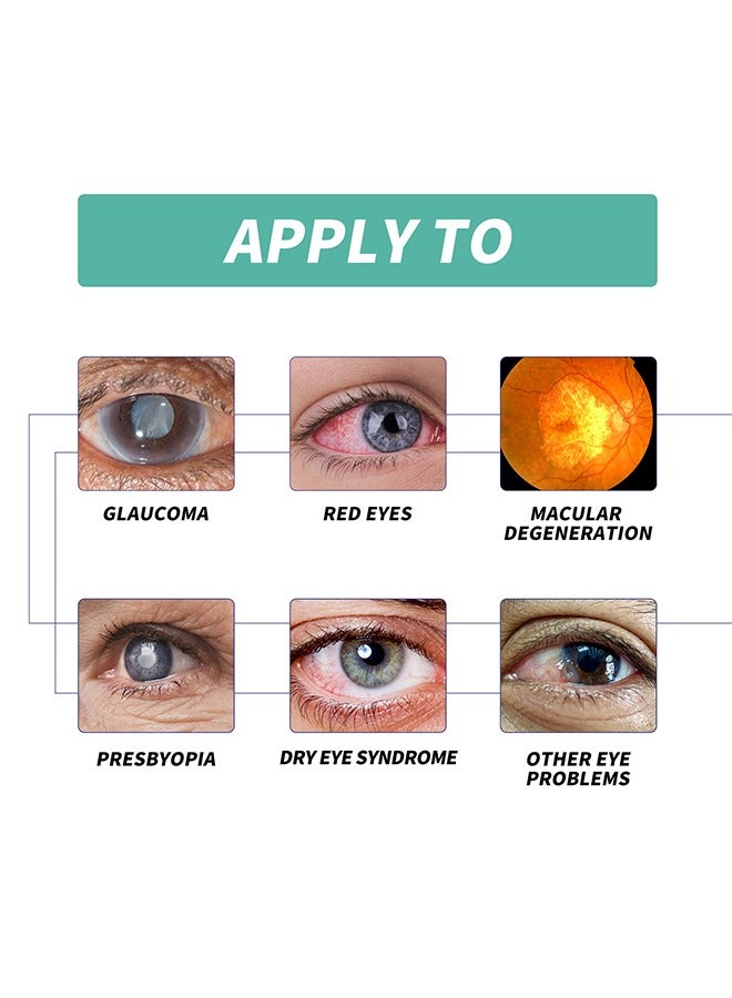 إيلهو أسطوانة تدليك لتحسين العيون 8 مل، تخفيف إجهاد العين وتعزيز وضوح العين للعيون الجافة وغير الواضحة والضبابية - Image 4