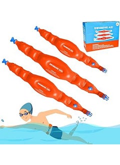 General (3 Pack) Swim Belts for Kids and Adults,Inflatable Swimming Training Aid,with Adjustable Safety Buckle, Portable Pool Float Water Exercise Swim Buoyancy Waist Belts for Toddler Children  - Image 1
