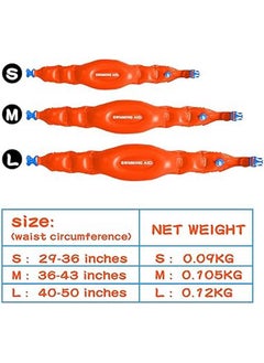 General (3 Pack) Swim Belts for Kids and Adults,Inflatable Swimming Training Aid,with Adjustable Safety Buckle, Portable Pool Float Water Exercise Swim Buoyancy Waist Belts for Toddler Children  - Image 3