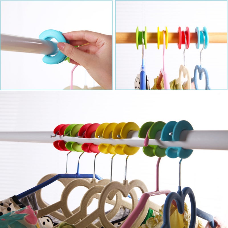 15pcs Household Hanging Hooks Mini Anti- Hanger Hook Windproof Hanger Hook (Random Color) - Image 2