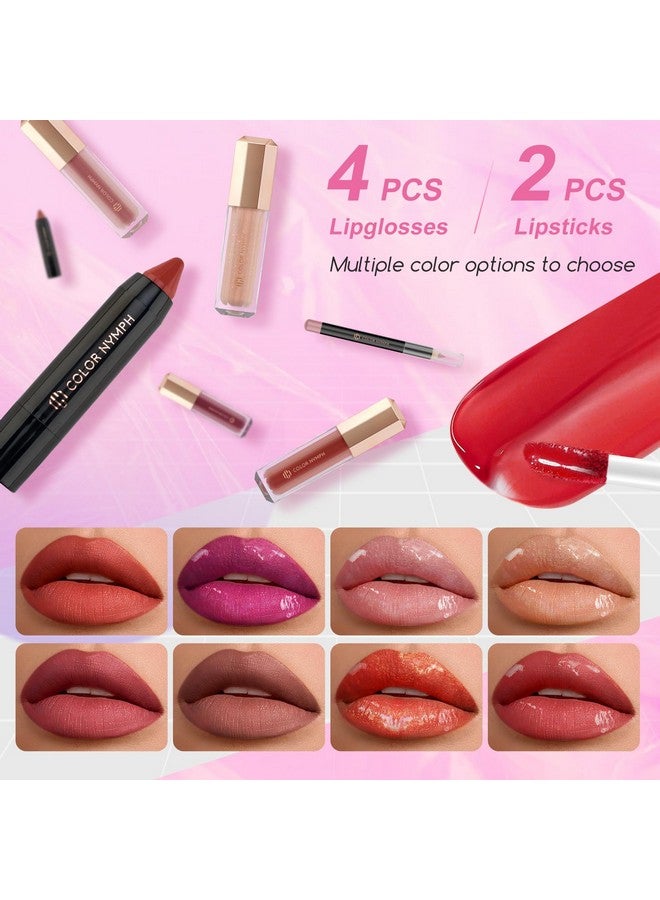 كولور_نيمف مجموعة مكياج مبتدئة للفتيات المراهقات، حقيبة قطار للنساء، مجموعة كاملة مع ظلال العيون، أحمر الشفاه، أحمر الخدود، الفرش، ملمع الشفاه، الماسكارا، شمع الحواجب ومرآة، مجموعة مستحضرات تجميل كاملة مبتدئة باللون الوردي - Image 3