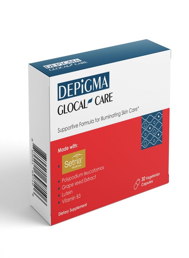 GlocalCare جلوكالكير ديبجما يدعم تقليل فرط التصبغ والكلف والبقع الداكنة بفضل الجلوتاثيون ومستخلصات نبات السرخس وبذور العنب والقطيفة - Image 1