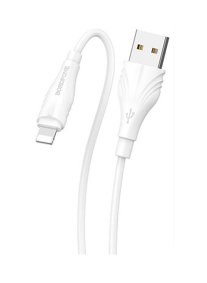 BOROFONE Cable USB to  Lightning BX18 White - Image 3
