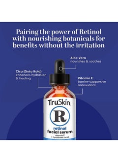 TruSkin Naturals Truskin Face Serum Duo Retinol Serum For Face & Vitamin C Serum Anti Aging Skin Care Set For Women Skin Care For Bright Smooth & Firm Skin 1 Fl Oz 2 Bottles  - Image 5