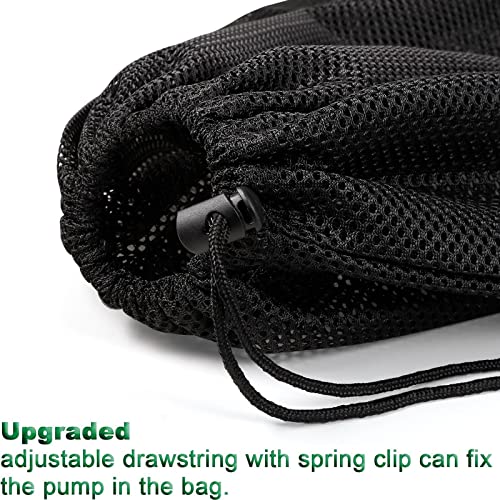Hecaty 17.7"x 17.7" Large Pump Barrier Bag, Pond Pump Filter Bag, Black Media, Nylon Mesh Bag, Swimming Pool Filters(Black) - Image 4