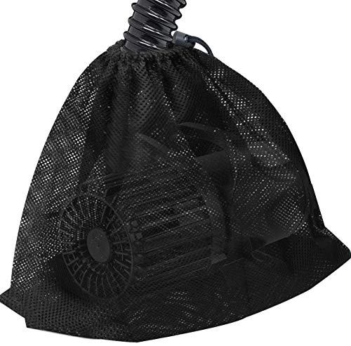 Hecaty 17.7"x 17.7" Large Pump Barrier Bag, Pond Pump Filter Bag, Black Media, Nylon Mesh Bag, Swimming Pool Filters(Black) - Image 1