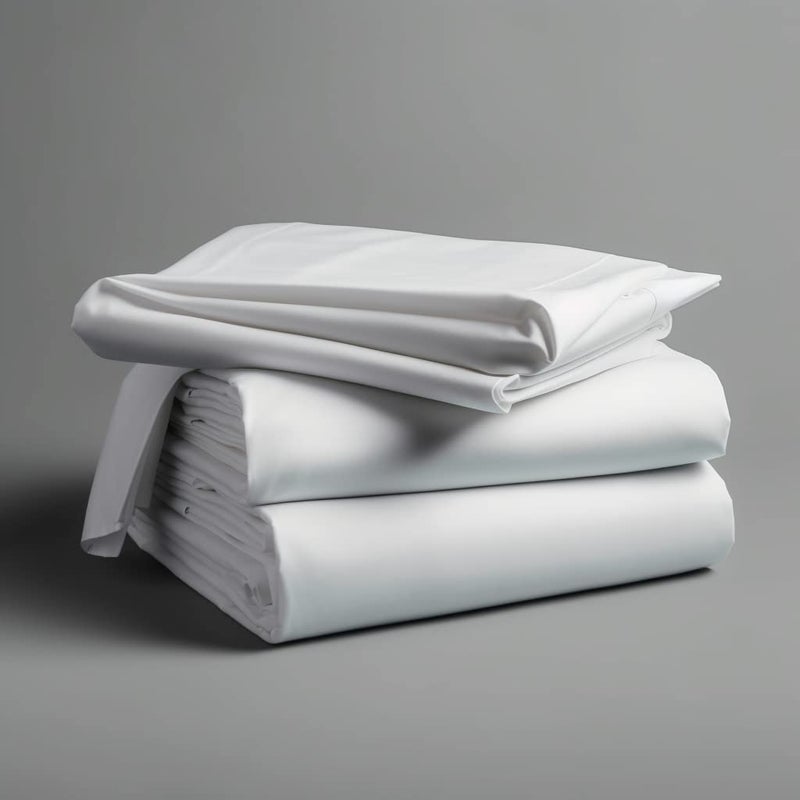 Lunar Pure 100 Percent Rayon Derived from Bamboo Bed Sheet Set wCorner Straps for Hot Sleepers Soft Lightweight Extra Deep Pockets 18 One Set Frost White Twin XL