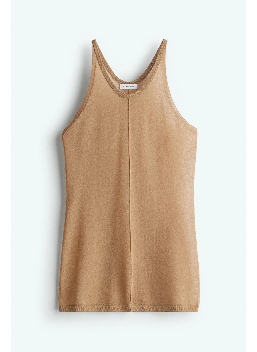 H&M Sheer-Knit Vest Top