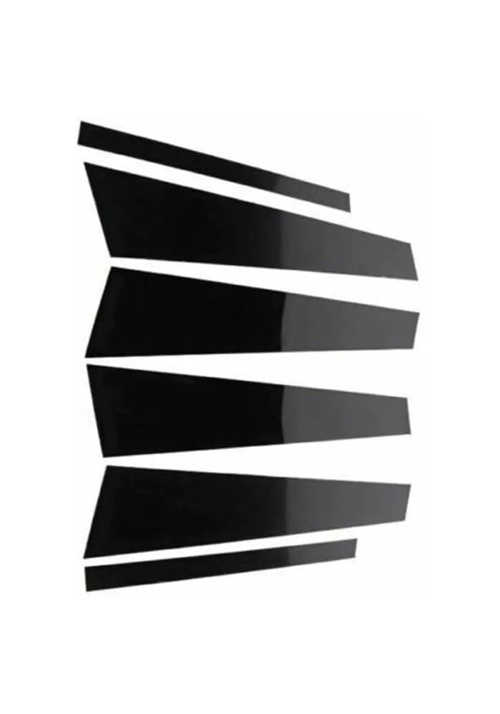 QASULER 6PCS Polished Pillar Posts for BMW 3 Series - Image 2