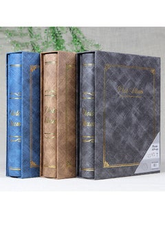 Hihonor 200 Pockets Foil Stamping Photo Album for 6 Inches Photos Portable Photo Album for Family Wedding Boys Girls  - Image 3