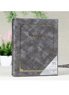 Hihonor 200 Pockets Foil Stamping Photo Album for 6 Inches Photos Portable Photo Album for Family Wedding Boys Girls  - Image 1