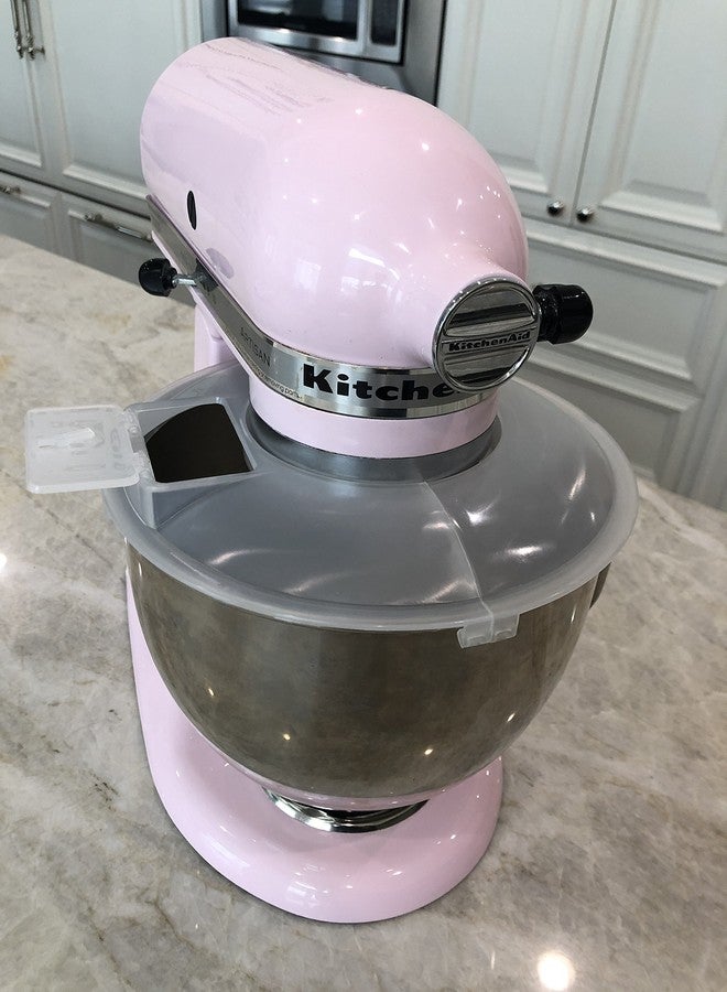 DR. ORGANIZER Exclusively for Kitchen Aid 4.5 Mixing Bowl, USA Patented 3 in 1 Splatter cover, Eliminates the mess, Securely seals and has easy access door for adding additional ingredients, - Image 3