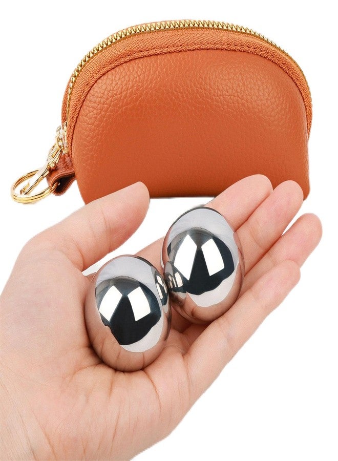 SDEMYI 1.5-inch Baoding Balls with Chime: Stainless Steel Baoding Balls, Hand Massage, Meditation Balls — Suitable for Home/Office Exercise, Stress Relief, Anxiety Reduction, and as Holiday Gifts - Image 1