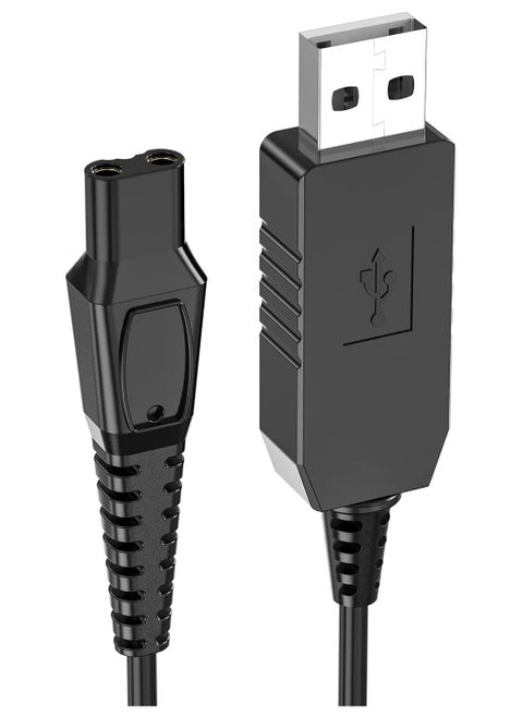 15V USB HQ8505 Shaver Charger Cable for Philips Compatible with HQ8505 5000 7000 3000 Series mg7750 mg7790 Electric Shaver Replacement Charging Adapter Cord